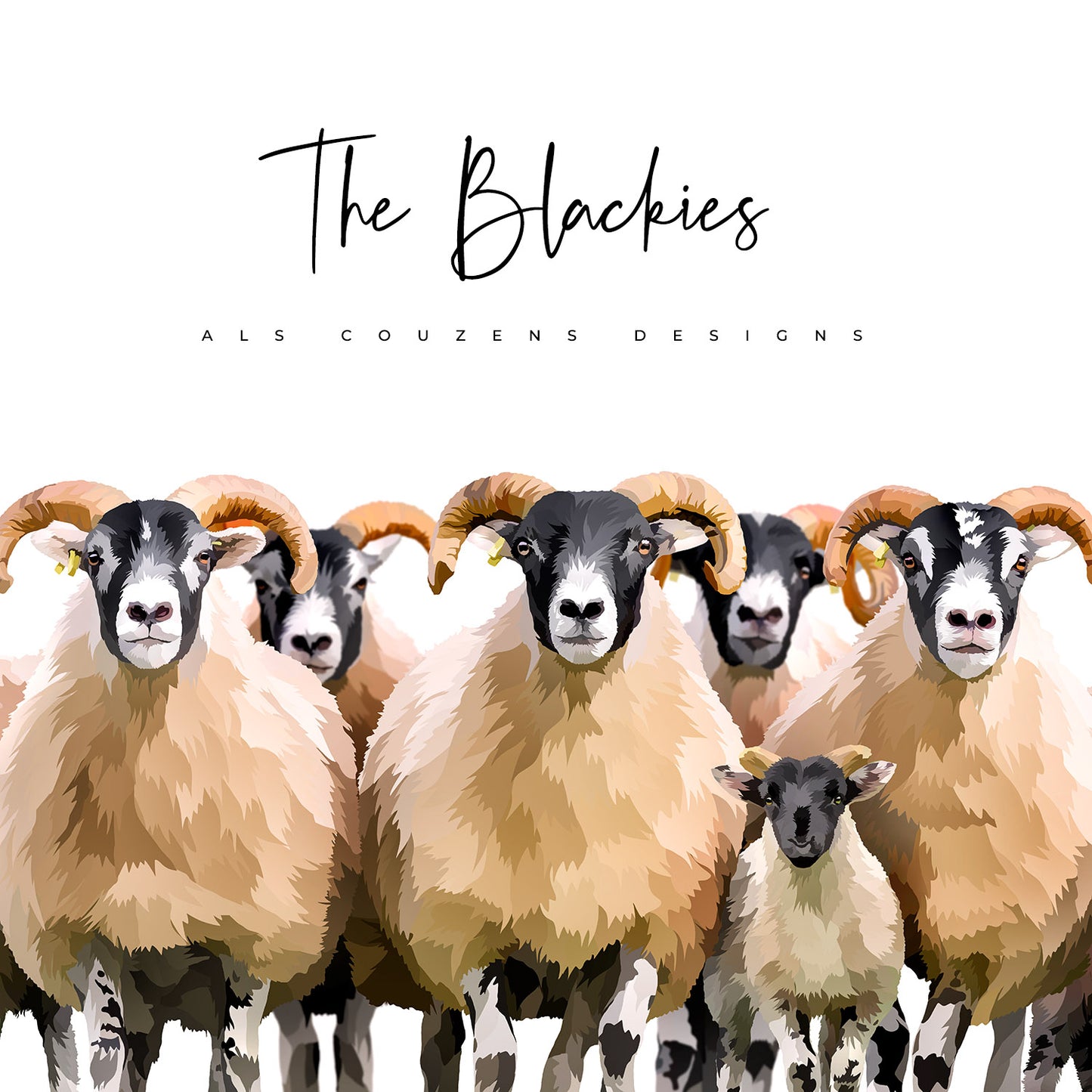 The Blackies with Frame