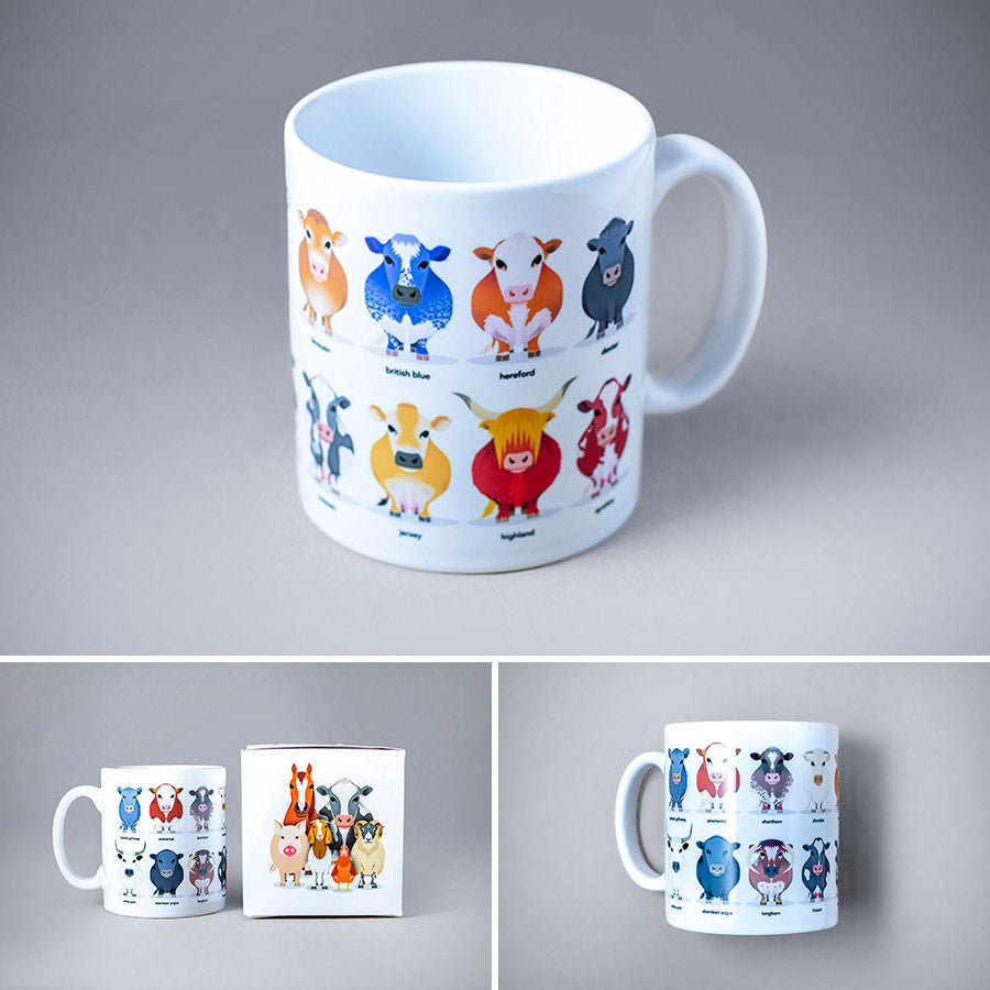 Cow Breeds Mug