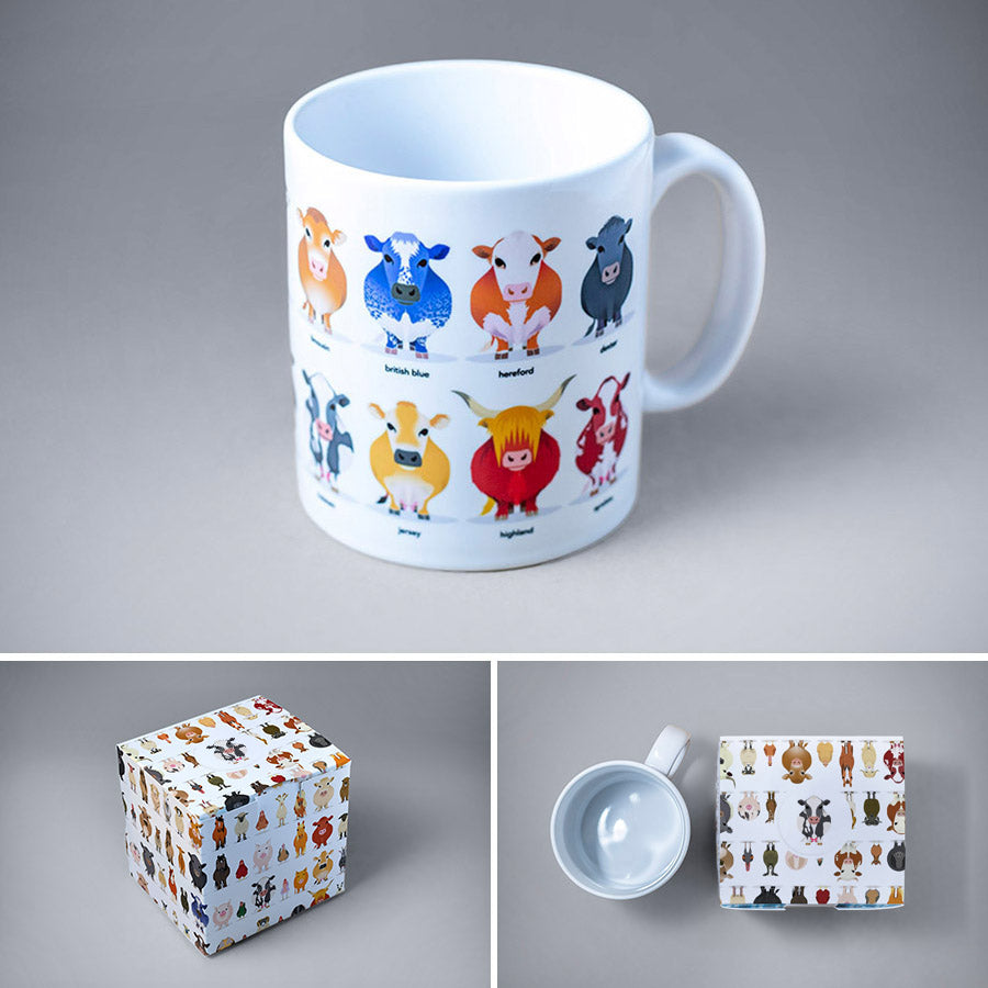 Cow Breeds Mug