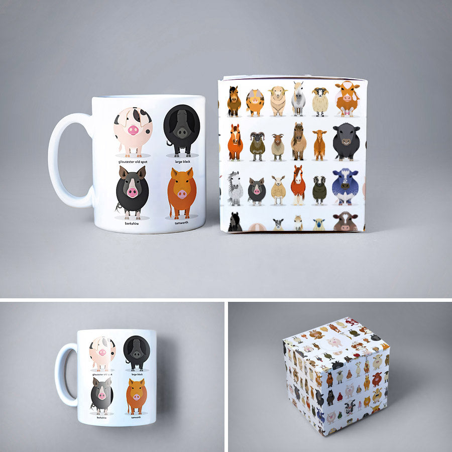 Pig Breeds Mug