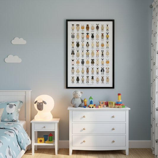 The Ultimate Sheep Breeds Poster