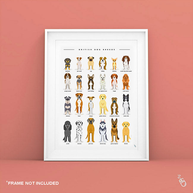Dog Breeds Print