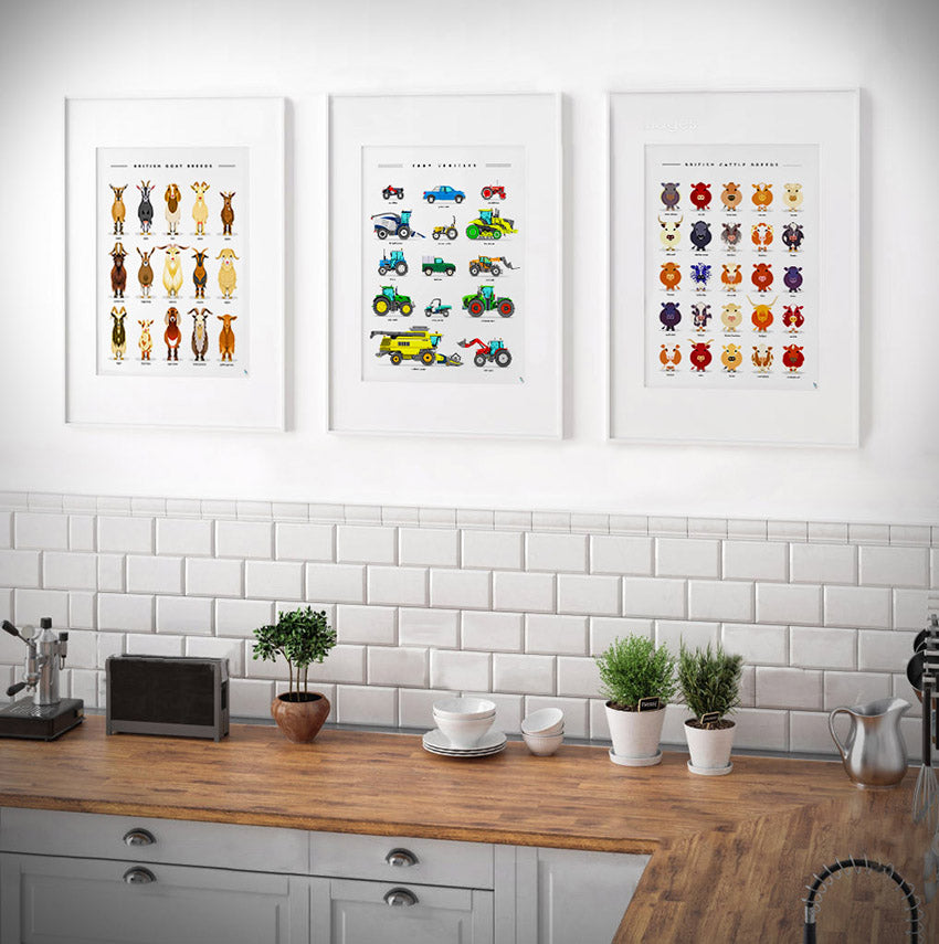 Farm Vehicles Print