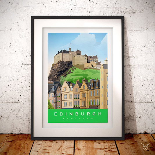 Edinburgh Castle Art Print