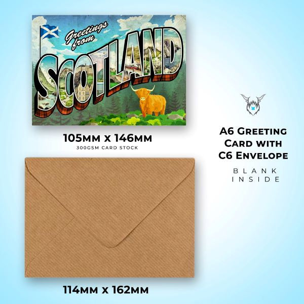 Scotland birthday card