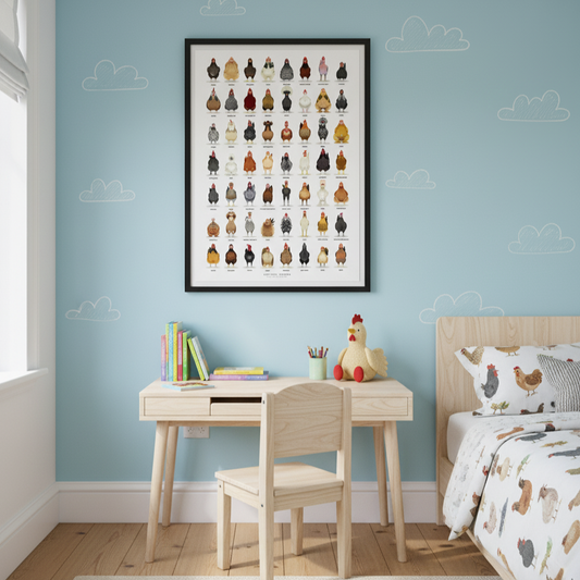 The Ultimate Chicken Breeds Poster