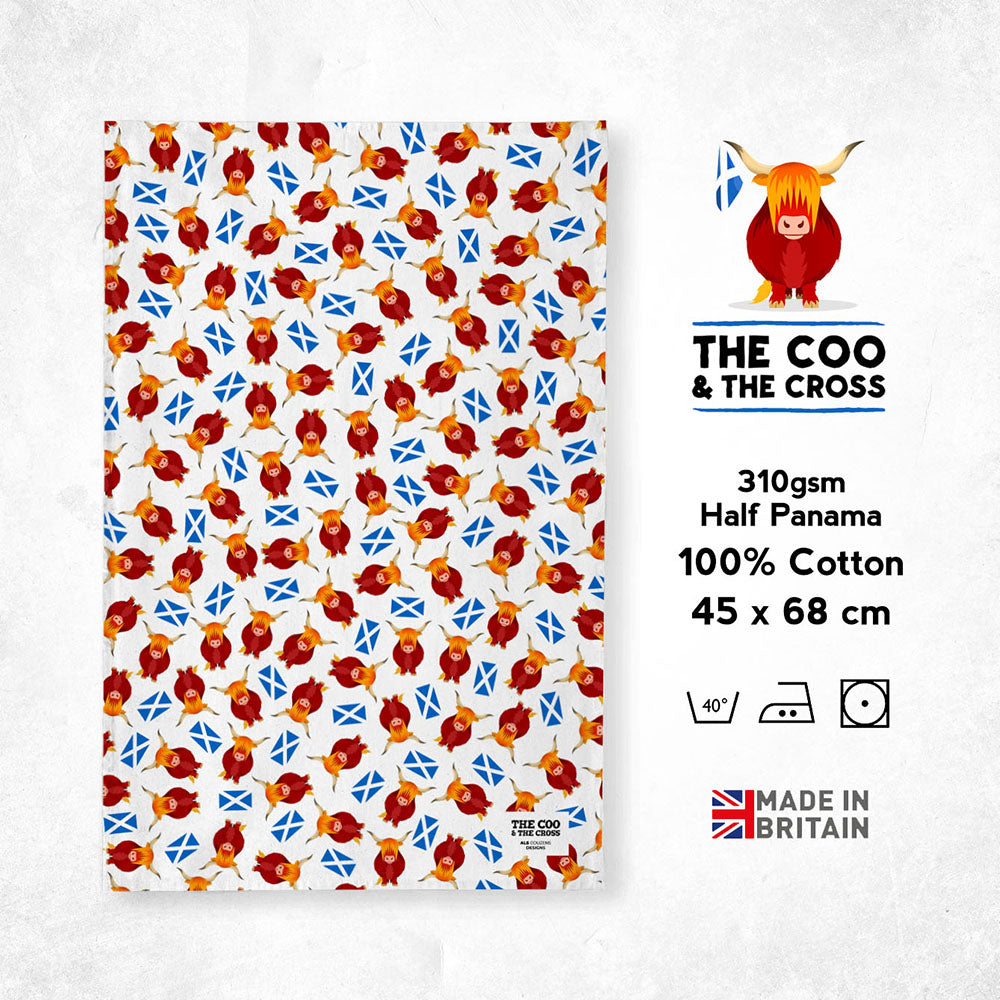 Coo & Cross Tea Towel