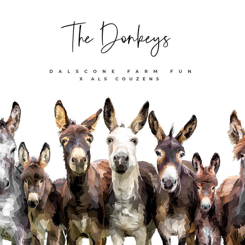 The Dalscone Donkeys with Frame