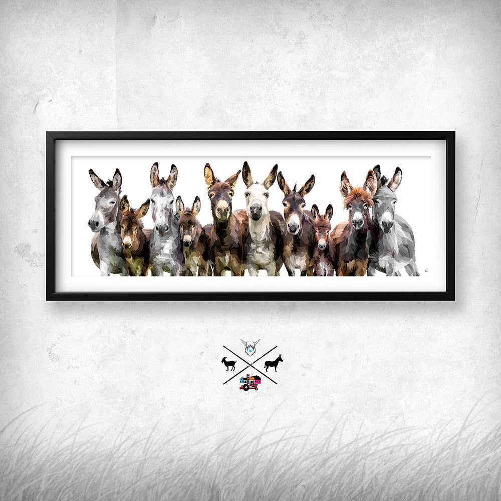 The Dalscone Donkeys with Frame