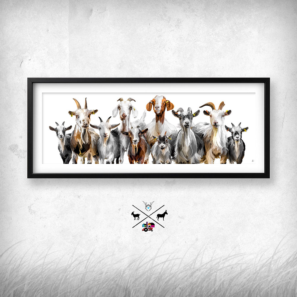 The Dalscone Goats with Frame