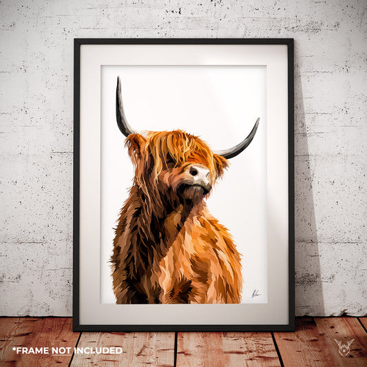 Highland Cow Portrait