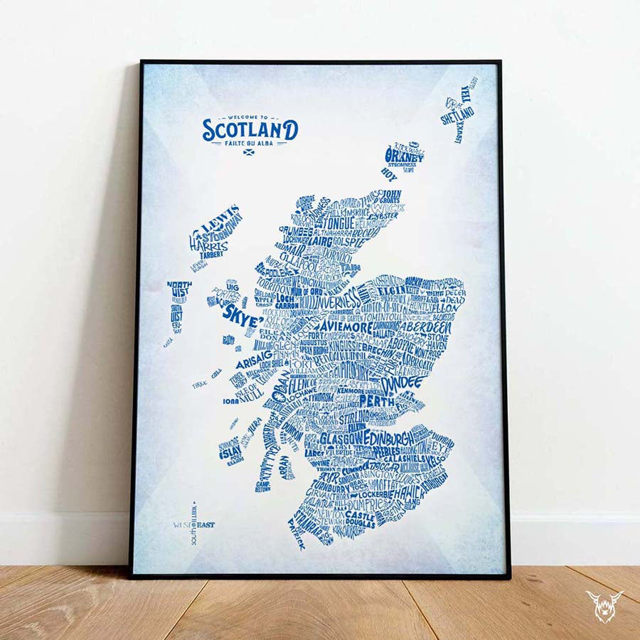 Scotland Word Map