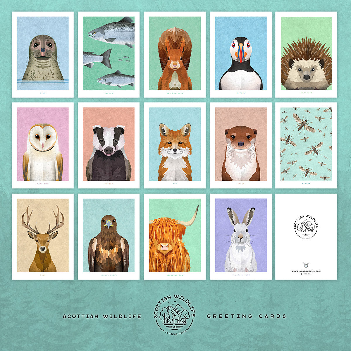wildlife greeting cards