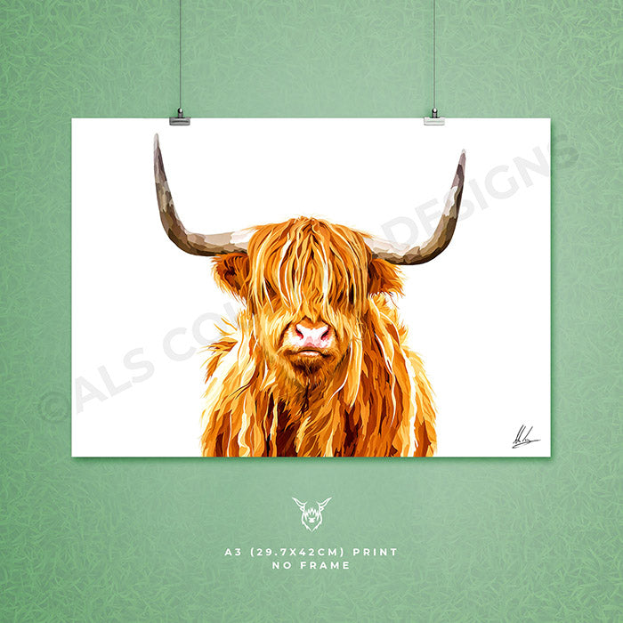 Highland Cow Print