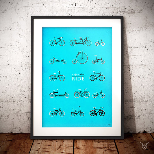 Cycling wall art