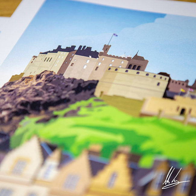 Edinburgh Castle art print