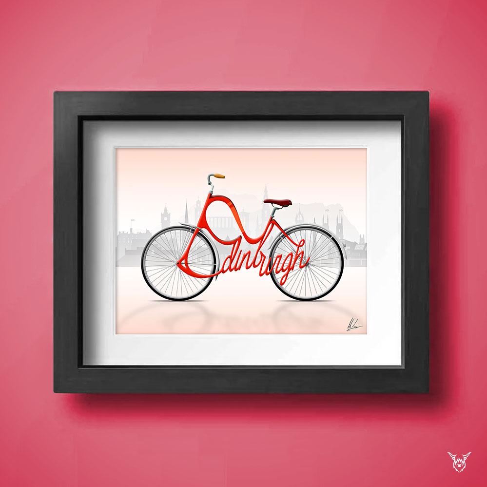 bike art print