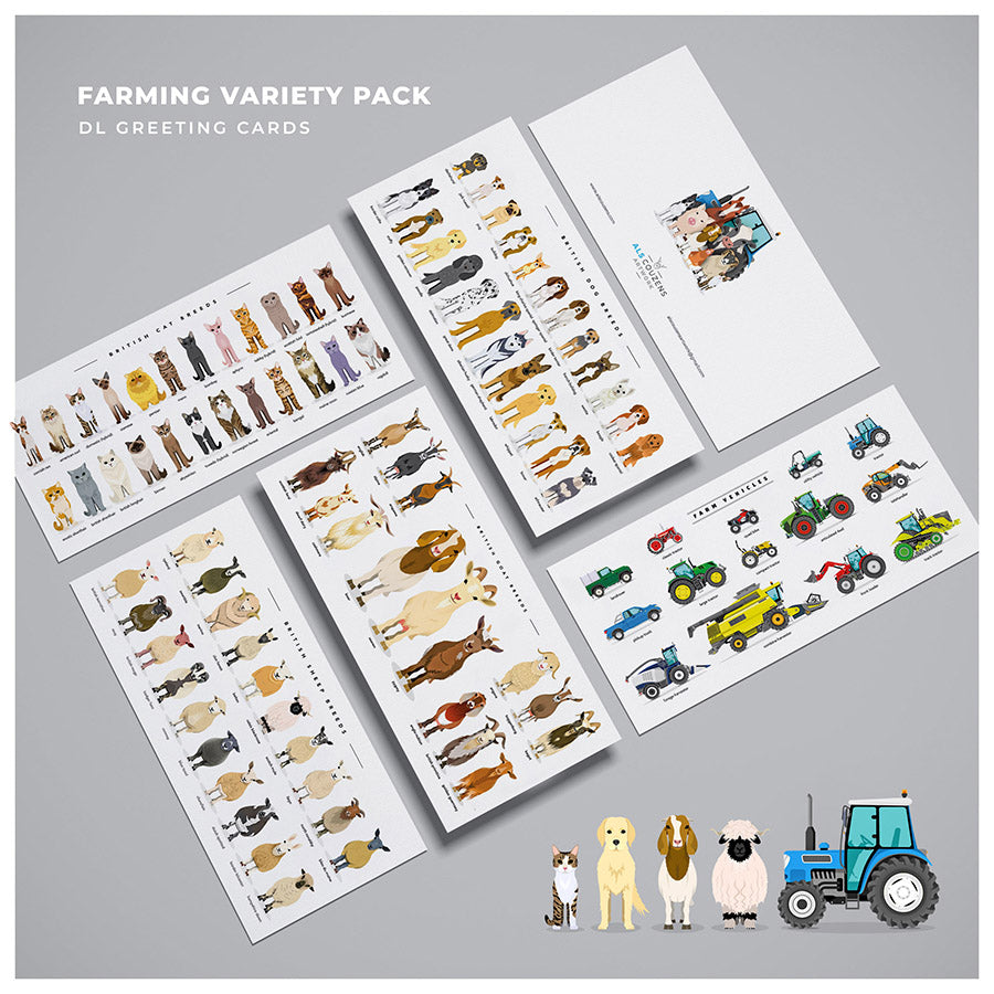 farming greeting cards