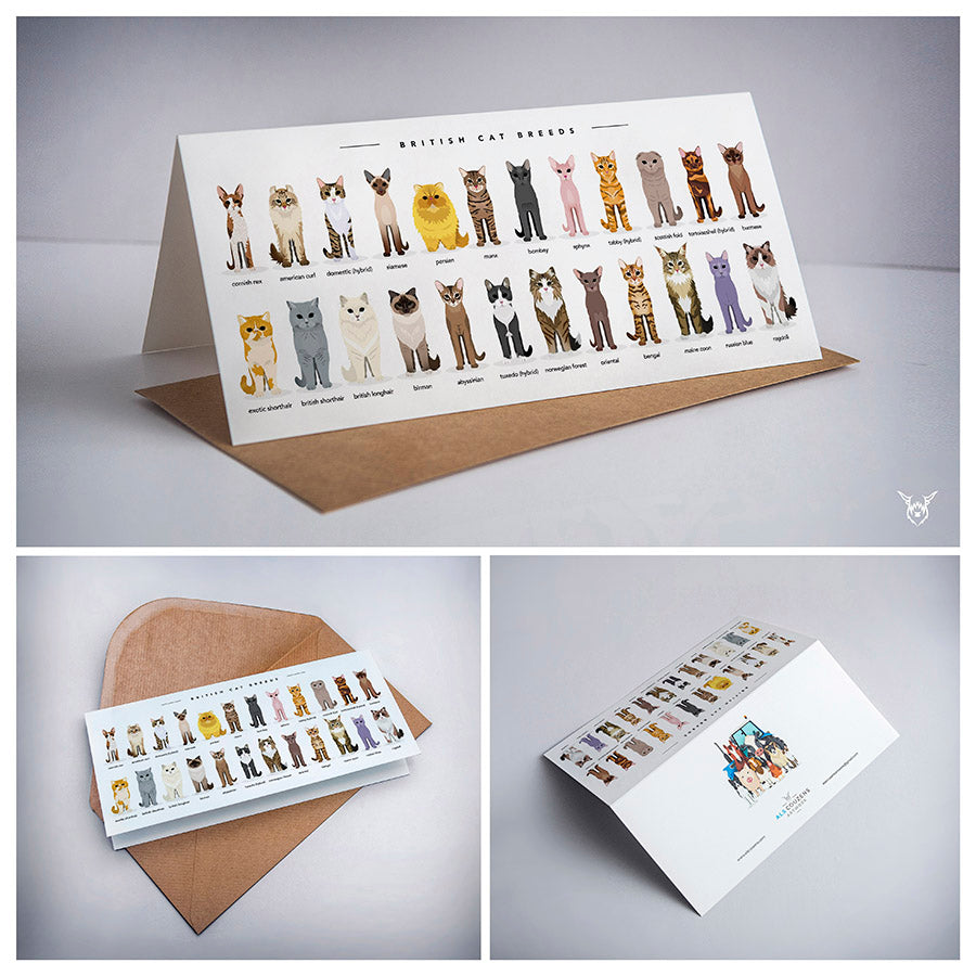 Cat birthday card