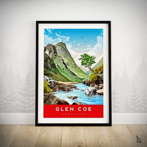 Glen Coe Highlands Scotland Painting