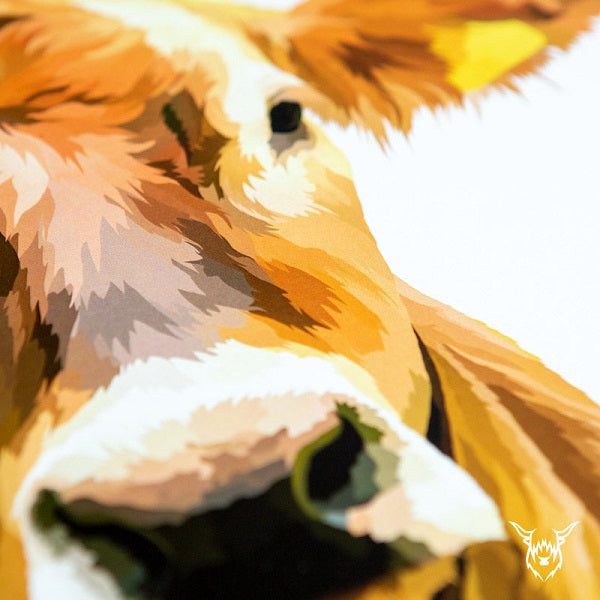 Jersey Cow Painting