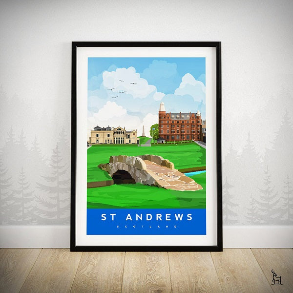 St. Andrews Golf Course Poster