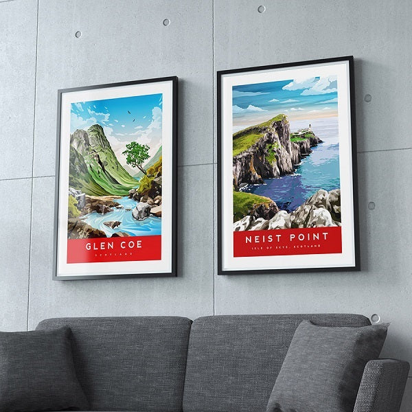 Scotland travel art prints