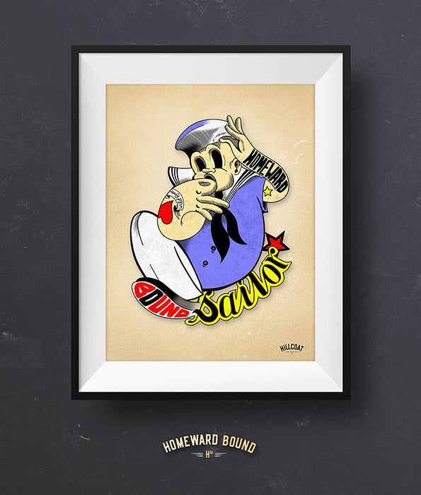 Vintage tattoo print