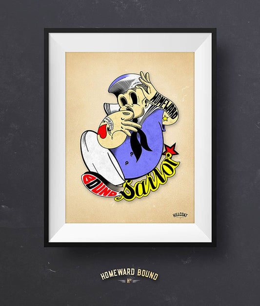 Vintage tattoo print