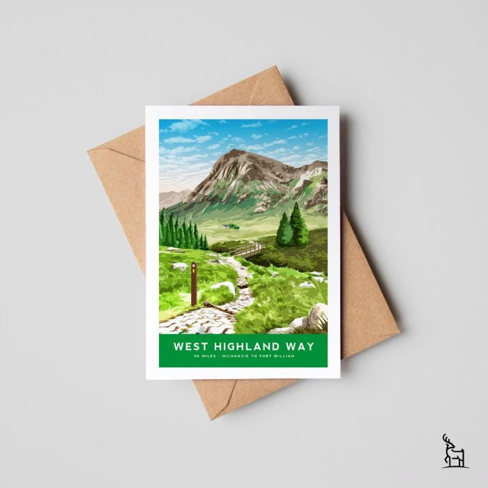 West Highland Way greeting card