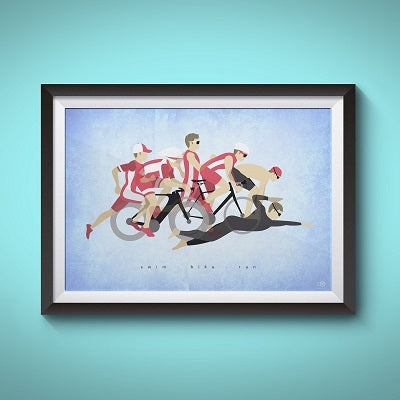 Triathlon poster