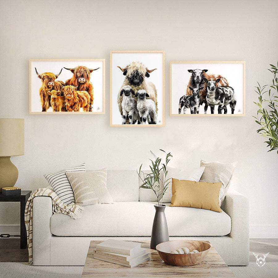 sheep art prints
